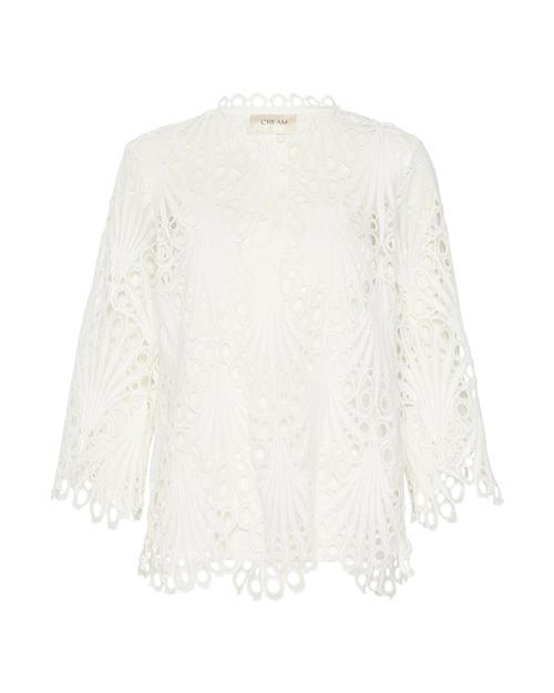 Cream Bluse 'Hilla'  hvid