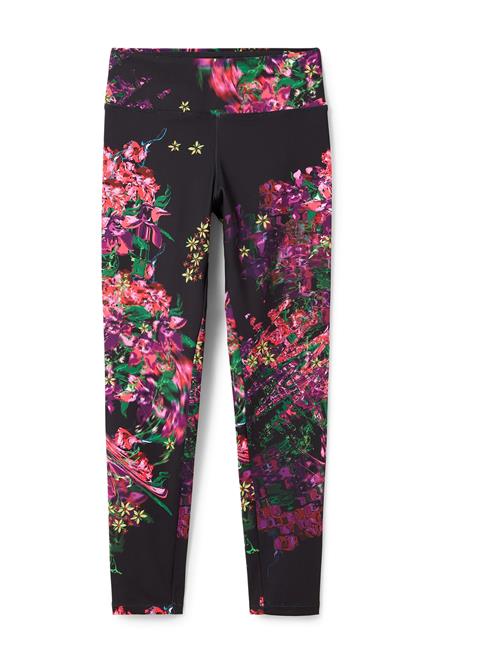 Desigual Leggings  grøn / mørkelilla / rød / sort