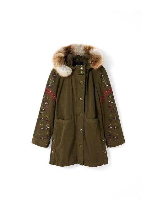 Desigual Vinterparka  marin / sennep / khaki / brandrød