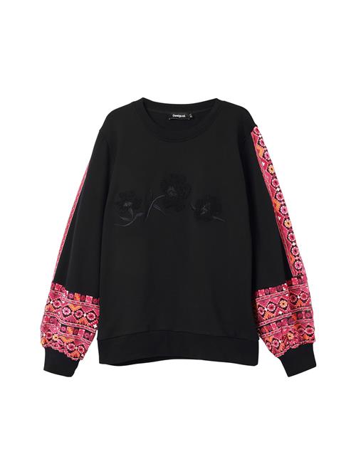 Se Desigual Sweatshirt  pink / sort ved About You