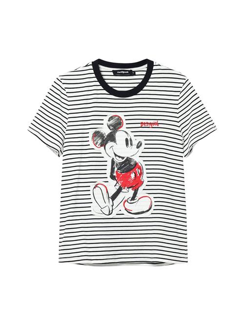 Se Desigual Shirts 'Mickey Mouse'  rød / sort / hvid ved About You