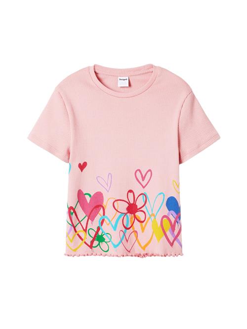 Se Desigual Bluser & t-shirts  blå / gul / grøn / lys pink / rød ved About You