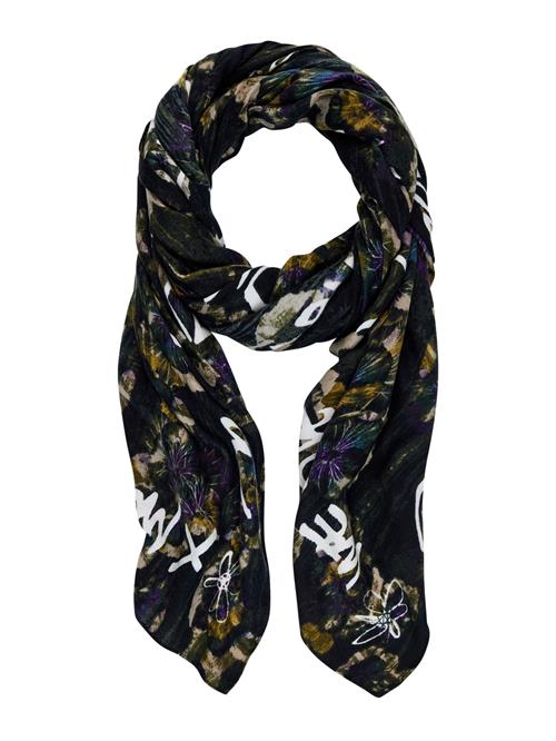 Desigual Tørklæde 'Foulard'  mørkeblå / brun / sort / hvid