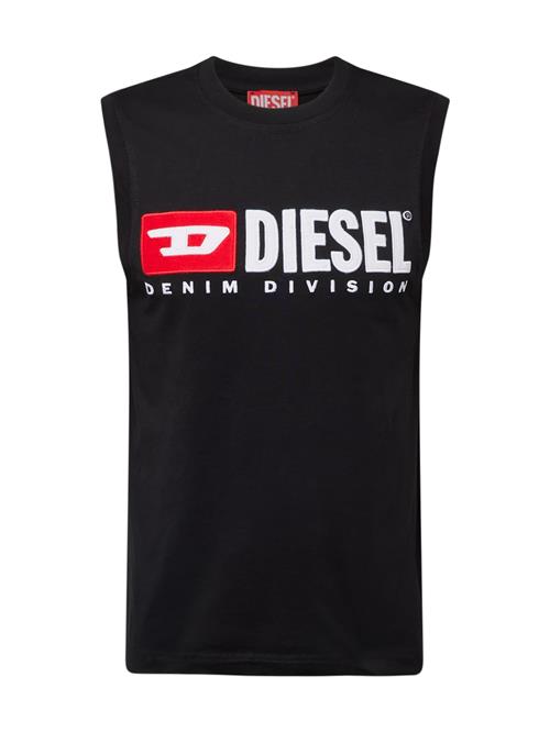 DIESEL Bluser & t-shirts 'T-Isco-Div'  rød / sort / hvid