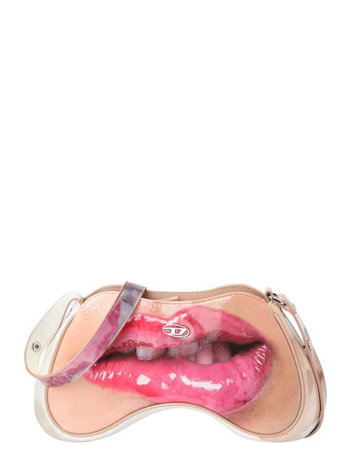 Se DIESEL Skuldertaske 'PLAY'  beige / pink / hvid ved About You