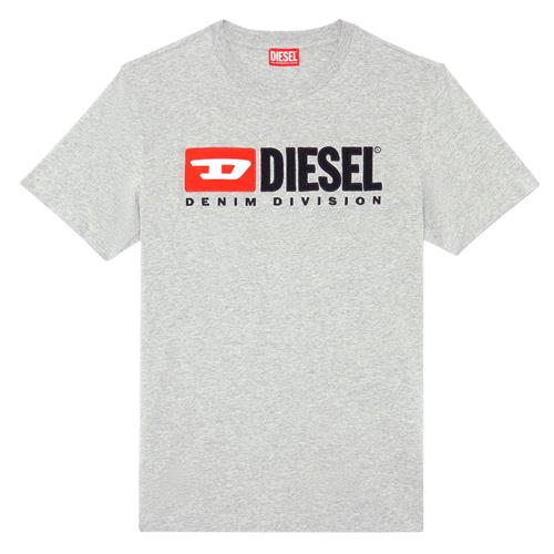 Se DIESEL Bluser & t-shirts  grå / blodrød / sort / hvid ved About You