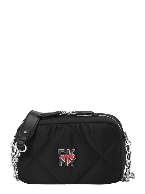 DKNY Skuldertaske 'HEART OF NY'  rød / sølv