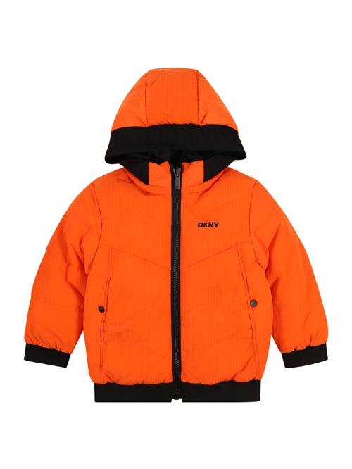 DKNY Vinterjakke  neonorange / sort