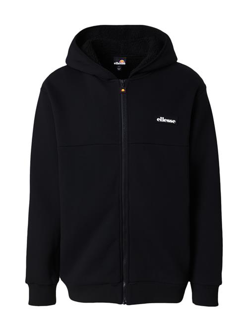 ELLESSE Sweatjakke 'Milleros'  sort / hvid