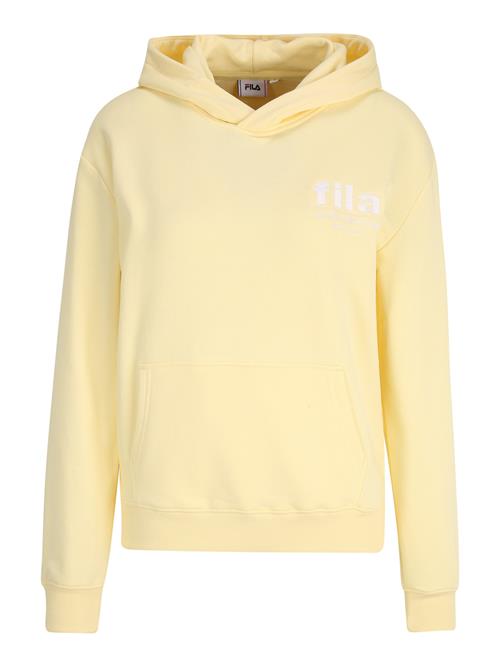 FILA Sweatshirt 'LIMA'  lysegul / hvid