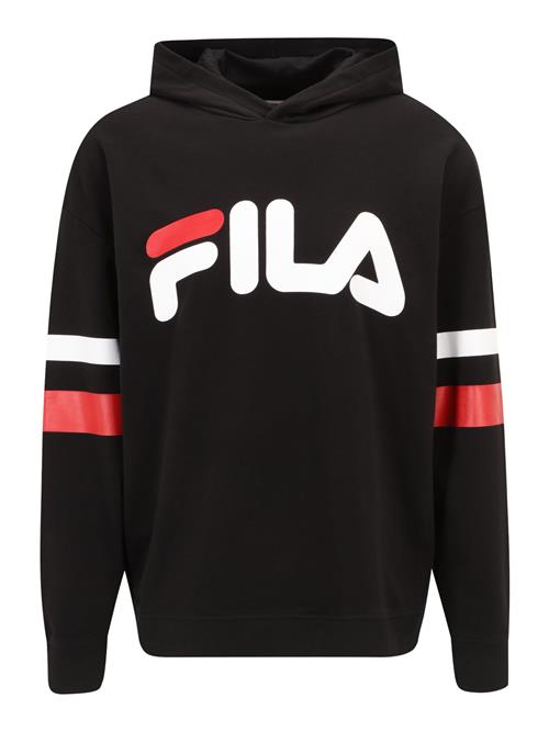 Se FILA Sweatshirt 'LUOHE'  rød / sort / hvid ved About You