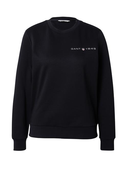 Se GANT Sweatshirt  sort / hvid ved About You