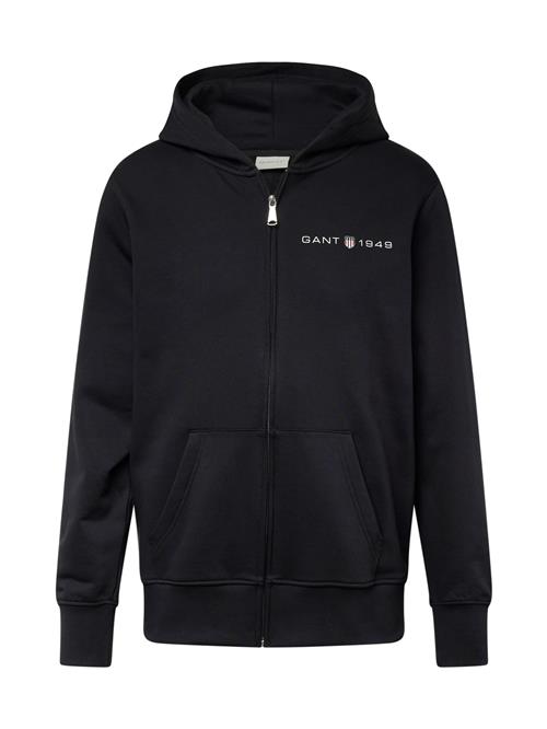 GANT Sweatjakke  navy / mørkeblå / sort / hvid