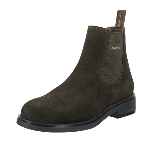 GANT Chelsea Boots 'Prepdale'  mørkebrun / gylden gul