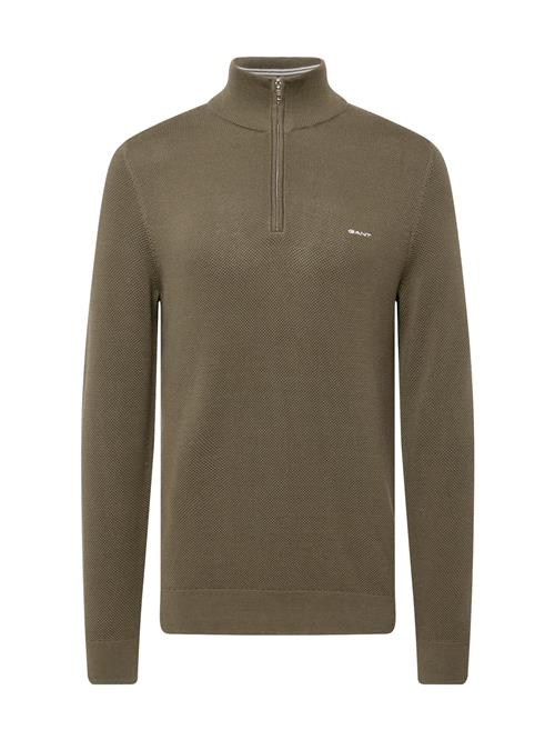 GANT Pullover  khaki / hvid