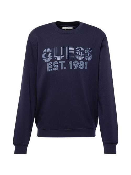 GUESS Sweatshirt 'BEAU'  navy / lyseblå