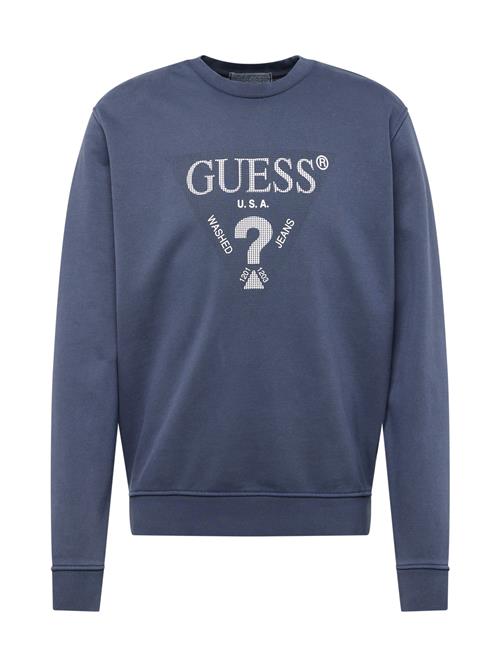 GUESS Sweatshirt  marin / hvid