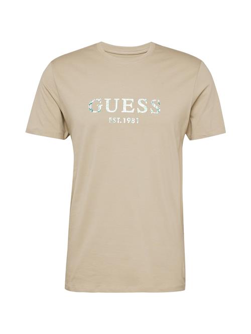 Se GUESS Bluser & t-shirts  greige / grøn / hvid ved About You