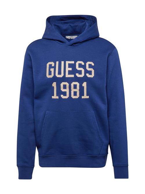 GUESS Sweatshirt  mørkeblå / offwhite