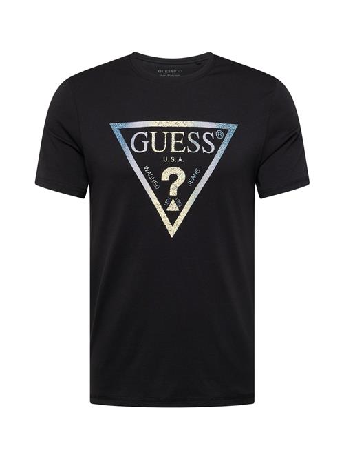 GUESS Bluser & t-shirts  blå / gul / sort / sølv