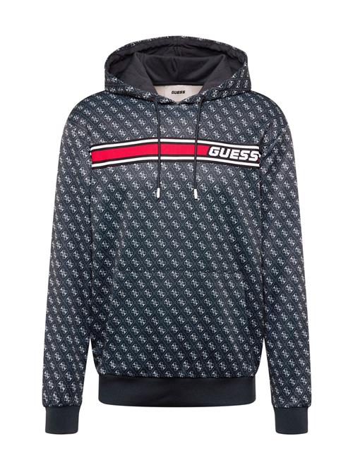 GUESS Sweatshirt 'NEW KORBIN'  grenadine / sort / hvid