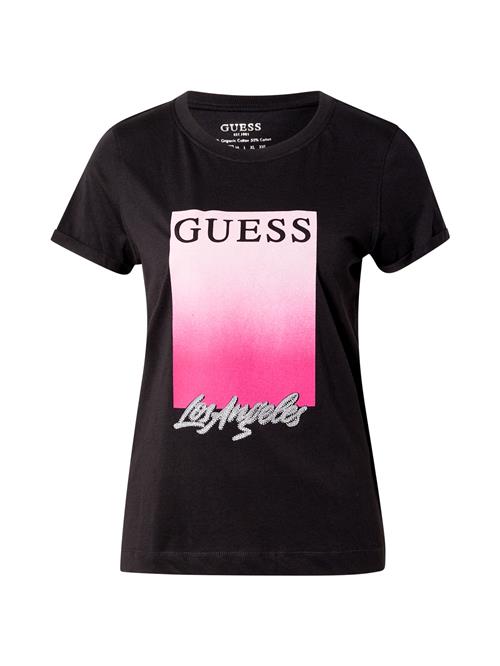 GUESS Shirts  pink / lyserød / sort