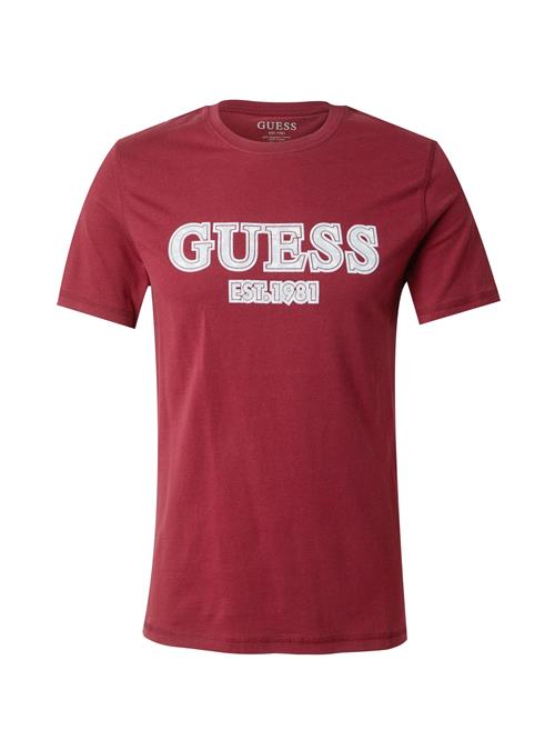 GUESS Bluser & t-shirts  vinrød / hvid