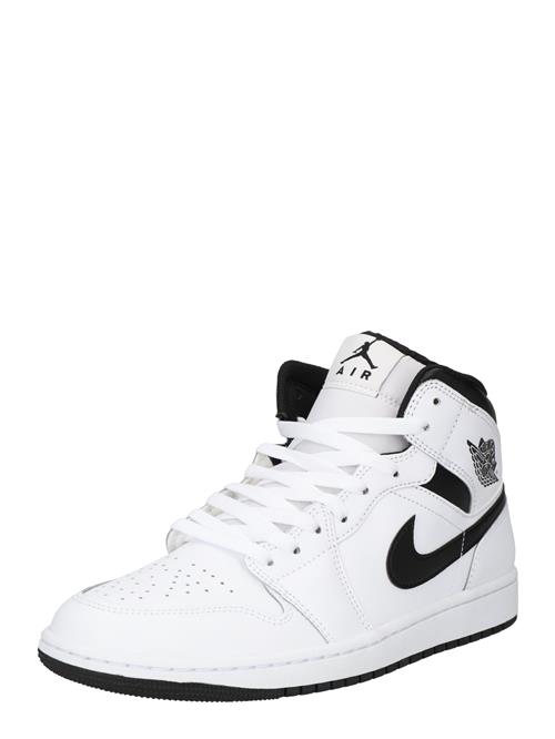 Jordan Sneaker high 'AIR JORDAN 1 MID'  sort / hvid