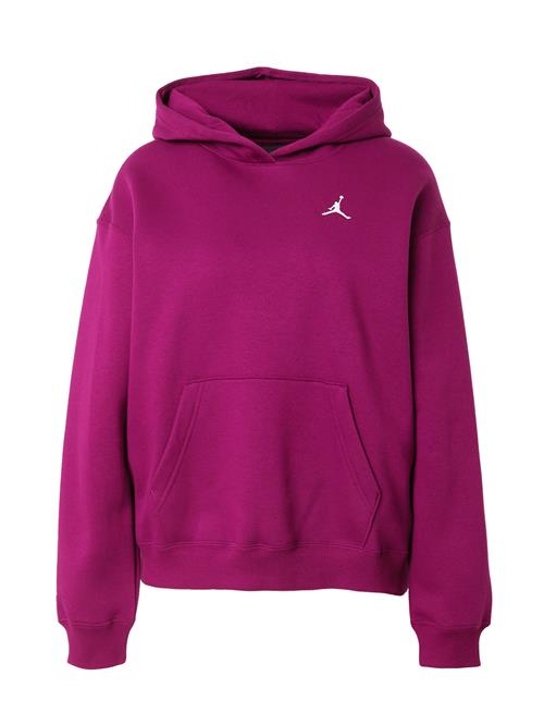 Se Jordan Sweatshirt 'BRKLN FLC'  rødviolet / hvid ved About You