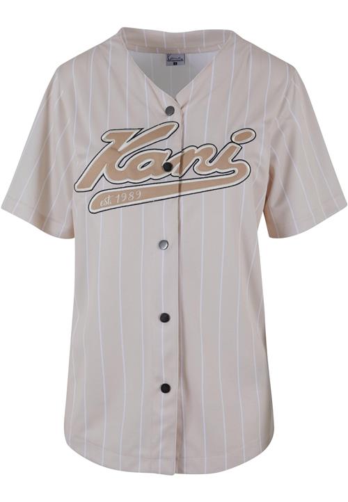Se Karl Kani Bluse  chamois / lysebeige / sort / hvid ved About You