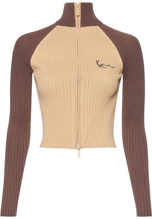 Karl Kani Cardigan 'KW234-036-1 KK'  sand / choko