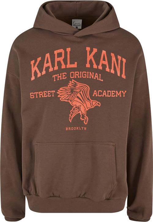 Karl Kani Sweatshirt 'Street Academy'  mørkebrun / orange