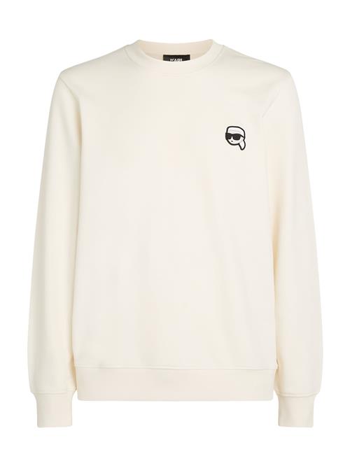 Se Karl Lagerfeld Sweatshirt 'Ikonik'  sort / hvid ved About You