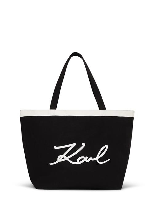 Karl Lagerfeld Shopper  sort / hvid