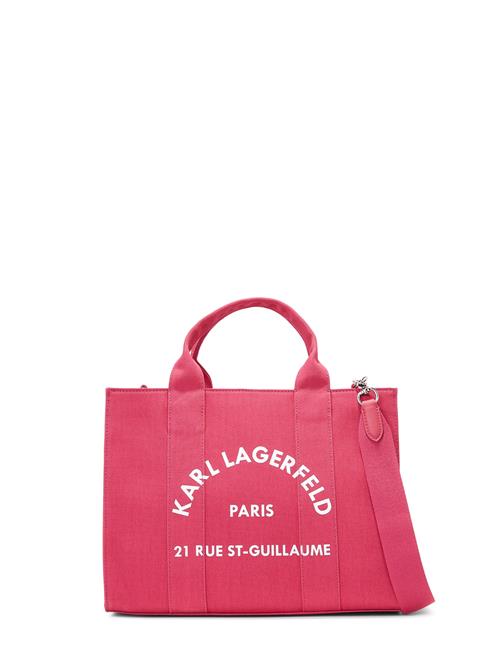 Karl Lagerfeld Shopper  pink / hvid