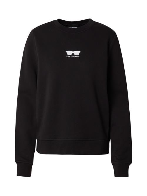 Se Karl Lagerfeld Sweatshirt  sort / hvid ved About You