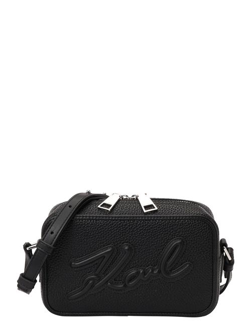 Karl Lagerfeld Skuldertaske 'Grainy'  sort