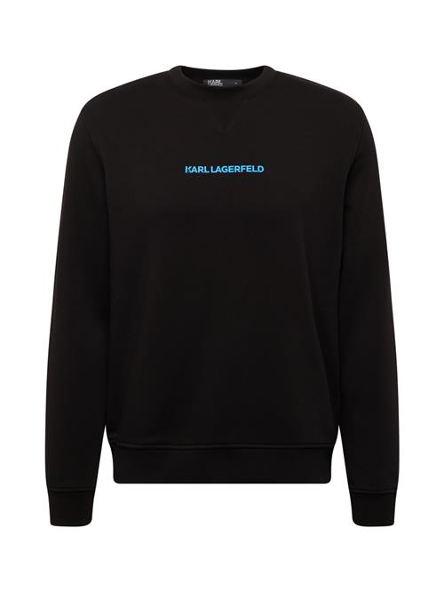 Se Karl Lagerfeld Sweatshirt  turkis / sort ved About You