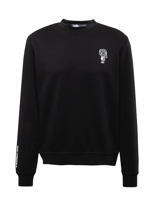 Se Karl Lagerfeld Sweatshirt  sort / hvid ved About You