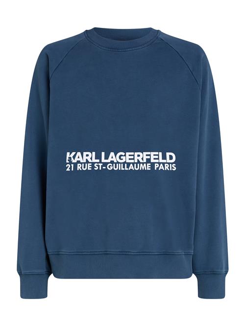 Karl Lagerfeld Sweatshirt  petroleum / hvid