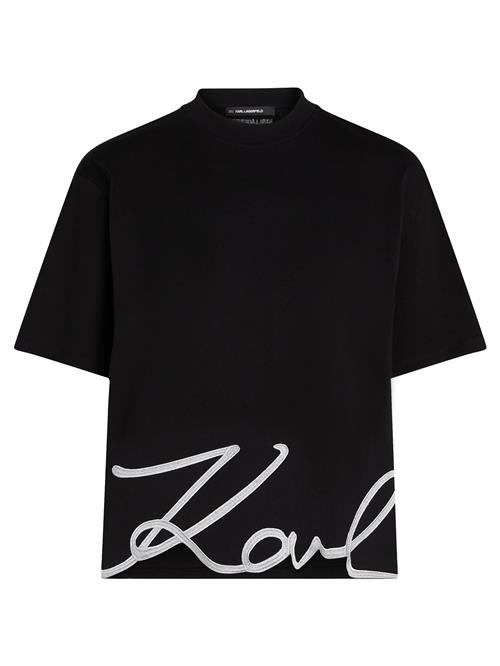 Karl Lagerfeld Shirts  sølvgrå / sort