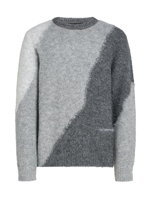 Se Karl Lagerfeld Pullover ' Intarsia'  grå ved About You