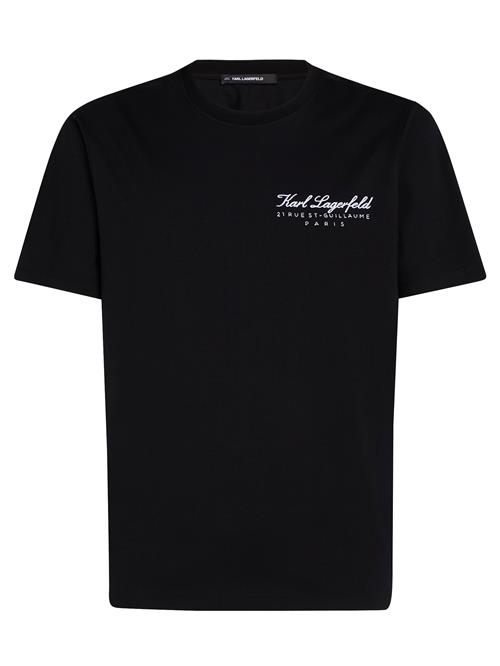 Karl Lagerfeld Bluser & t-shirts 'Hotel'  sort / hvid