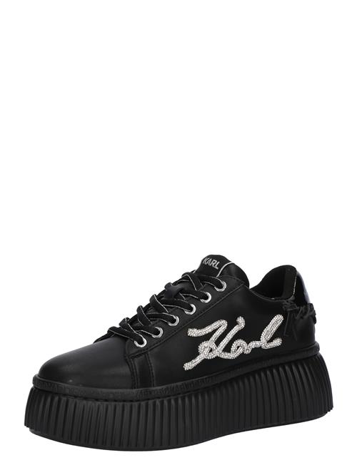 Se Karl Lagerfeld Sneaker low 'KREEPER'  sort / hvid ved About You