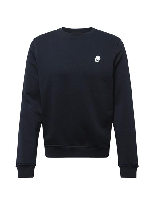 Se Karl Lagerfeld Sweatshirt  natblå / hvid ved About You