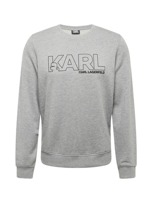 Se Karl Lagerfeld Sweatshirt  grå-meleret / sort ved About You