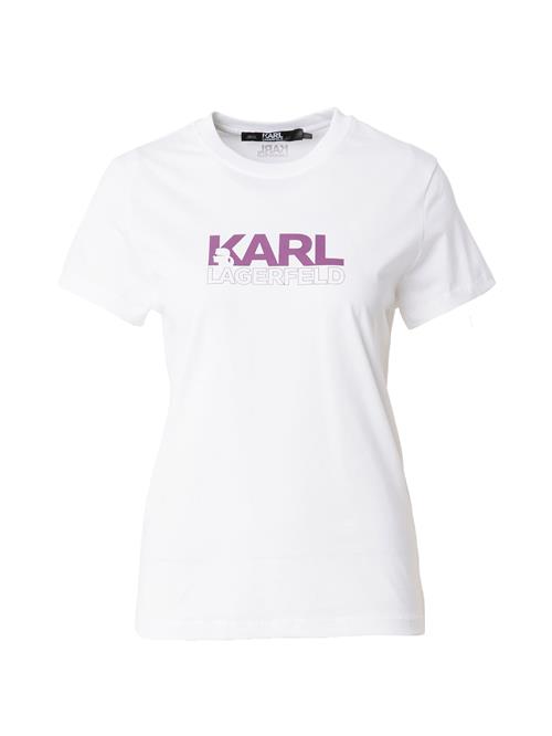 Karl Lagerfeld Shirts  lilla / hvid