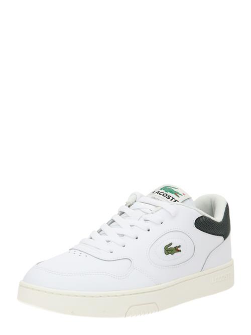 Se LACOSTE Sneaker low 'Lineset'  mørkegrøn / hvid ved About You