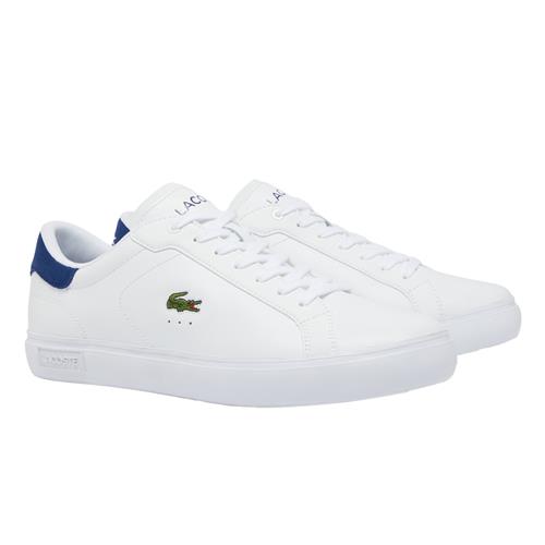 LACOSTE Sneaker low 'Powercourt'  blå / grøn / rød / hvid