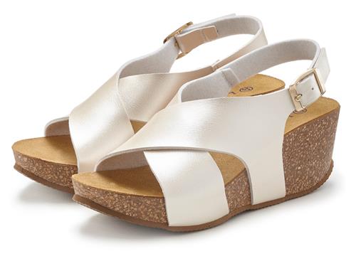 LASCANA Sandaler  creme